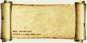 Strahinja Jakšić vizit kartica